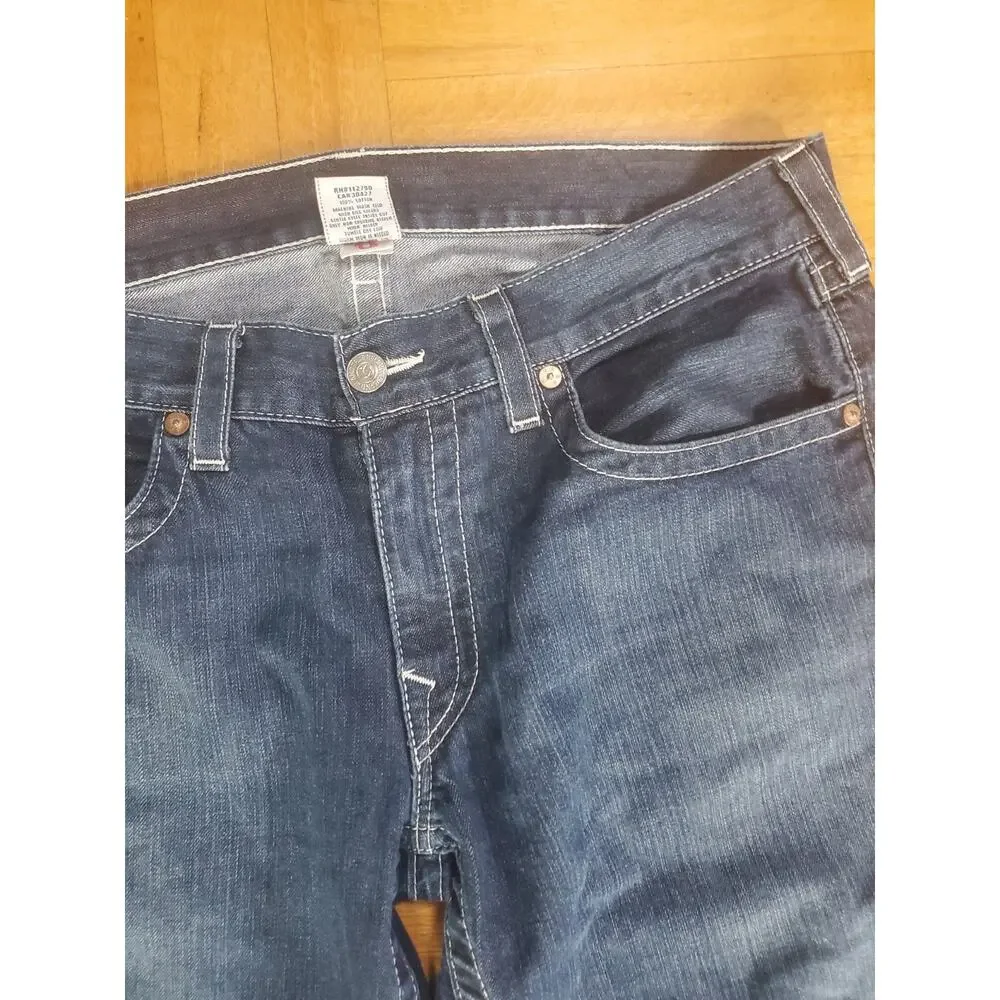 Vintage True Religion Billy Bootcut Jeans Mens Size 36 Thick Stitch Made In USA
